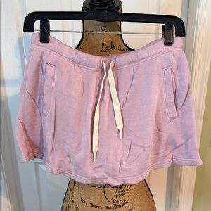 Aerie Pink Drawstring Skort